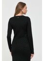 Пуловер BOSS дамски в черно