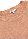 Бебешки памучен пуловер Liewood в оранжево от лека материя
