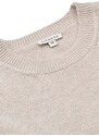 Бебешки памучен пуловер Liewood в бежово от лека материя