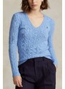 POLO RALPH LAUREN Плетено Kimberly-Long Sleeve-Pullover 211910422004 400 blue