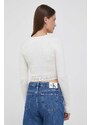 Жилетка Calvin Klein Jeans в бежово от лека материя