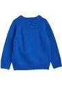 Детски памучен пуловер Mini Rodini в тъмносиньо