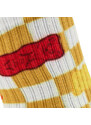 Чорапи дълги детски Vans Haribo Checkerboard Crew VN000612BX21 Haribo Narcissus/White
