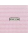 Голям куфар Semi Line T5645-6 Розов