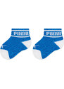 Комплект 2 чифта дълги чорапи детски Puma Baby Wording Sock 2P 935479 White / Blue 03