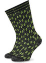 Комплект 2 чифта дълги чорапи дамски KARL LAGERFELD Monogram Perforated 225W6006 Black/White 998