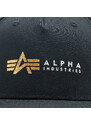 Шапка с козирка Alpha Industries Label 106901FP Black 03