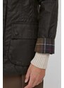 Памучно яке Barbour Classic Beadnell Wax Jacket в кафяво преходен модел