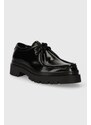 Кожени половинки обувки Gant Aligrey в черно с платформа 27531326.G00