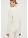Вълнен пуловер BOSS дамски в бяло