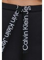 Спортен панталон Calvin Klein Jeans в черно с изчистен дизайн