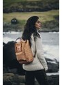 Раница Fjallraven F23510.228 Kanken в бежово голям размер с изчистен дизайн F23225 F23510