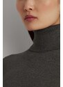 RALPH LAUREN Плетено Zoe-Long Sleeve-Sweater 200675903037 modern grey heather