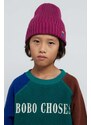Детска шапка Bobo Choses в розово от памук