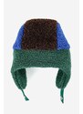 Детска шапка Bobo Choses в зелено от плътен трикотаж