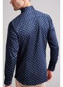 TED BAKER Риза Ardea Ls Pen Dot Geo Print Shirt 272171 navy