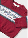 Бебешки жакардов пуловер Mayoral за момче