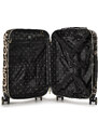 Самолетен куфар за ръчен багаж Puccini Beverly Hills ABS015C Leopard/Lamprd/Beż 6
