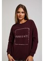 Marisse Simple Sweatshirt With A Print