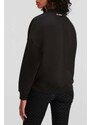 KARL LAGERFELD Суичър Rhinestone Sweatshirt 236W1807 999 black