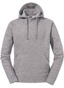 Grey melange men's hoodie Authentic Russell