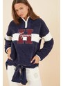 Пуловер women'secret Mix & Match HARRY POTTER COLLEGE дамски в тъмносиньо 3276579