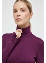 Функционална блуза с дълги ръкави Icebreaker 260 Tech в лилаво