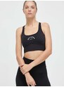 Спортен сутиен Juicy Couture Wendy в черно с изчистен дизайн