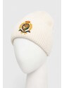Вълнена шапка Polo Ralph Lauren в бежово от плътен трикотаж вълна 455931405