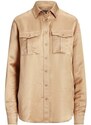 RALPH LAUREN Polo Courtenay-Long Sleeve-Button Front Shirt 200909144001 birch tan