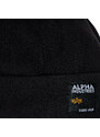 Шапка Alpha Industries Label Fleece Beanie 118937 Black 03
