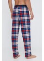 Долнище на пижама Tommy Hilfiger мъжко в бордо с десен