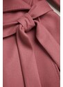 TED BAKER Палто Rose Mid Length Wool Wrap Coat 249306 dusky-pink