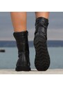 ExclusiveJeans Боти от естествена кожа Dynasty, Черен Цвят
