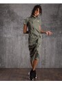 ExclusiveJeans Гащеризон със синджир Army, Зелен Цвят