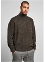 Urban Classics Oversized Roll Neck Sweater Blackbird