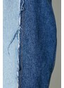 Дънково яке Heron Preston Washed Insideout Reg Jkt в синьо преходен модел HMYE013F23DEN0014500