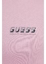 Памучна тениска Guess MEDGAR в розово с принт Z4RI08 I3Z14