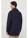 Вълнено палто Polo Ralph Lauren в тъмносиньо преходен модел
