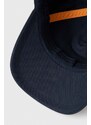 Памучна шапка с козирка Boss Orange в тъмносиньо с апликация 50505437
