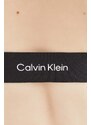 Горнище на бански Calvin Klein в черно с леко подплатени чашки KW0KW02281