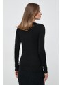 Пуловер Guess ROSALIE дамски в черно от лека материя W4RR53 Z2NQ2