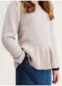 Бебешки памучен пуловер Liewood в бежово от лека материя