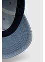 Памучна шапка с козирка Polo Ralph Lauren в синьо с апликация 710926405