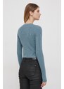 Жилетка Calvin Klein Jeans в синьо от лека материя J20J222629
