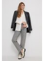Дънки Calvin Klein Jeans с висока талия J20J222455