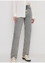 Дънки Calvin Klein Jeans с висока талия J20J222455
