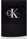 Памучна капела Calvin Klein Jeans в черно от памук K50K510788