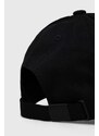 Шапка с козирка Karl Lagerfeld в черно с апликация 541123.805617