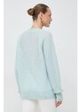 Вълнен пуловер Ivy Oak дамски в синьо IO113060